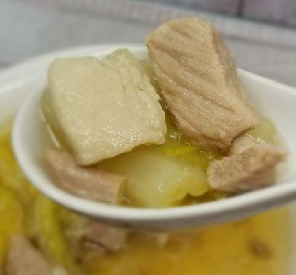 Pork Won Bok Soup.