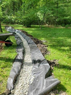 French Drains custom to your needs.