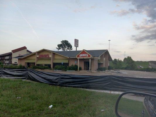 Shoneys Demolition July 2022