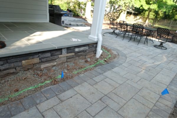 Part of patio