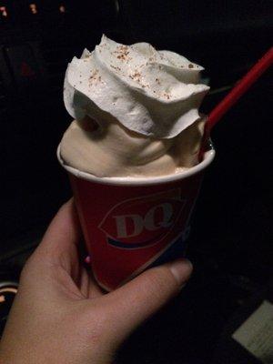 Mini pumpkin pie blizzard