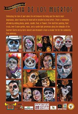 Free Skeletal Face Painting @ Dia de los Muertos, Berkeley