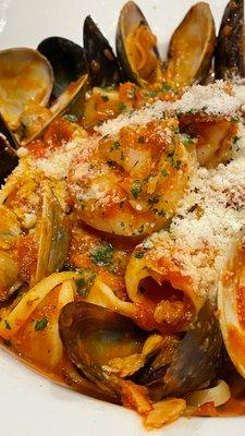 Seafood pasta