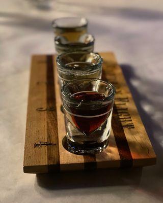 Bourbon flight