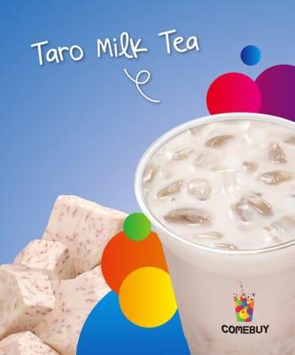 Taste the real taro bits in our Taro Milk Tea!