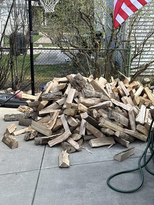 2 cords of wood