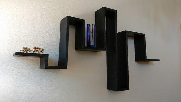 Custom floating shelf