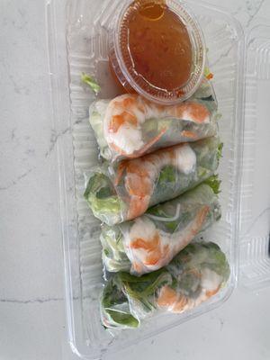 Shrimp summer rolls