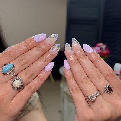 short almond gel x set