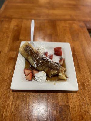 Sweet crepe's Nutella and strawberries