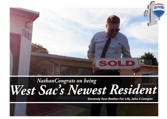 You are the man Nate! Could not be more proud of you and your successful purchase!