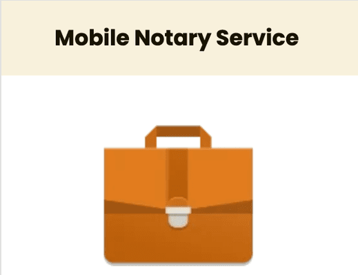 Mobile Notary Service