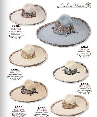 Sombreros charros (available by order) 3-7 day delivery