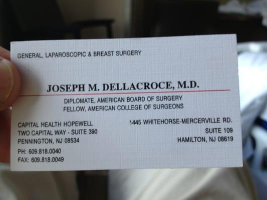 Joseph M Dellacroce, MD