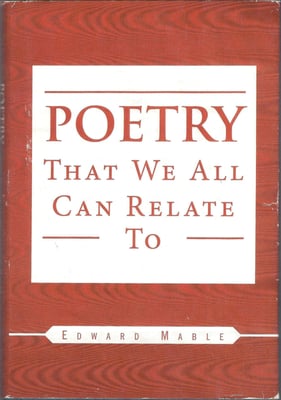 Patient Edward Maple published poetry book, featuring a poem dedicated to Dr. Mark Genco.