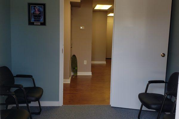 Waiting Room into Hallway