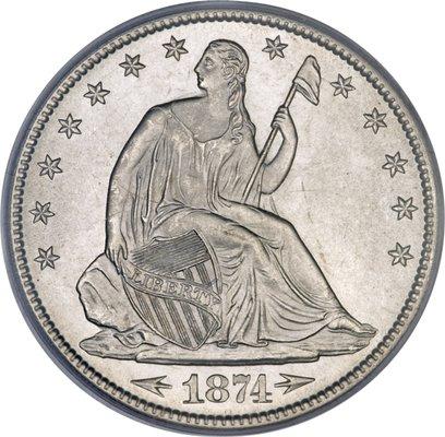 U.S. Half Dollar post Civil War