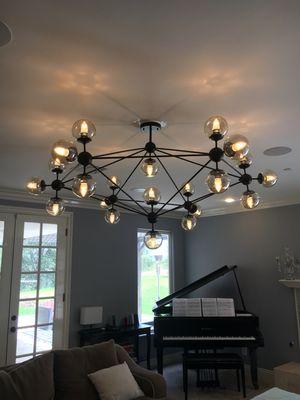 I just installed this chandelier