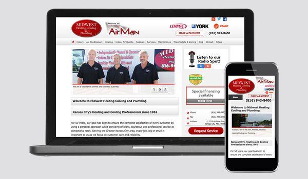 Midwest Heating and Cooling Website