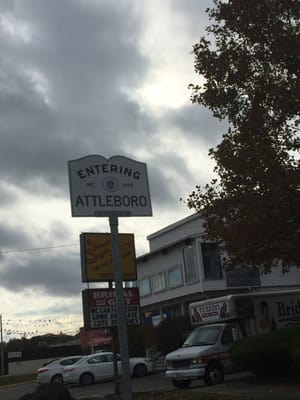 City Of Attleborough -- "Entering Attleboro", Route 1 - Washington Street, Attleborough