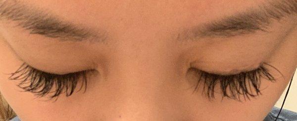 2 weeks post eyelash appointment