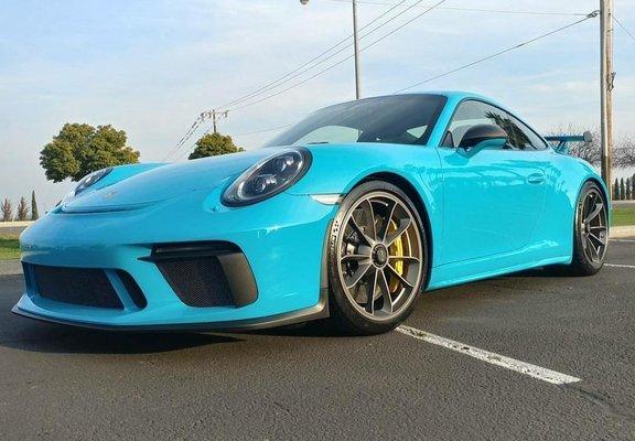 GT3 after full body paint protection film and Modesta BC-04