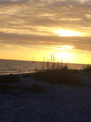 Beach behind our room!