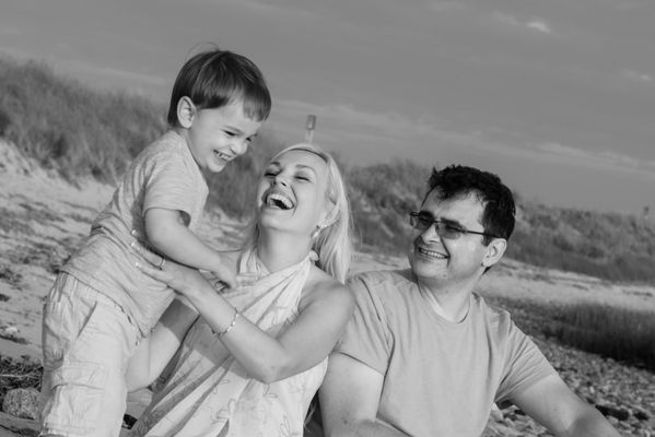 Family beach photography