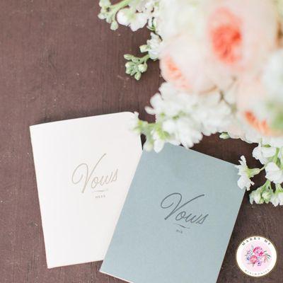 Customized Vows for each couple!