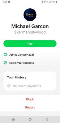 Hollywood Karma Cashapp