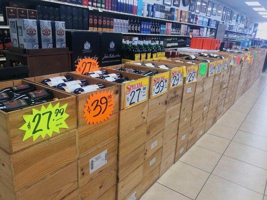 Wine Specials in Wooden Boxes