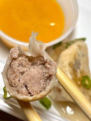 Surf and Turf Dumpling filling