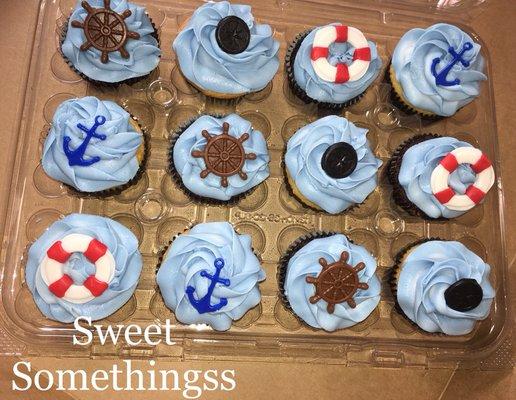 Nautical -Cupcakes