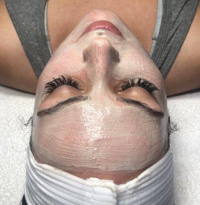 DermaFacial followed with an Oil Control Clarifying Mask