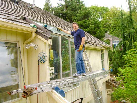 Kitchen skywall window glass replacement