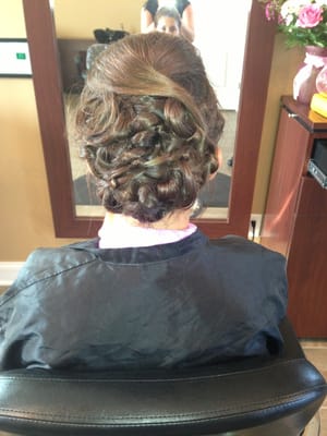 Bridesmaid updo