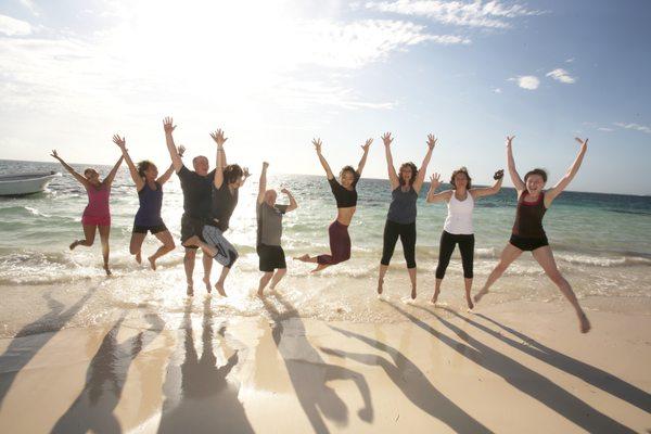 Celebrating life at our signature Visionary Yoga Retreat in the beautiful Riviera Maya.