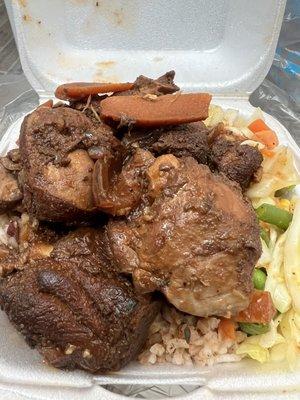 Brown Stew Chicken Lunch Special