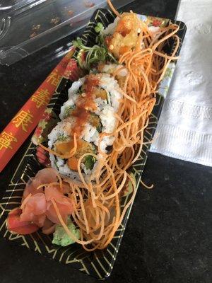 Spicy sweet potato roll