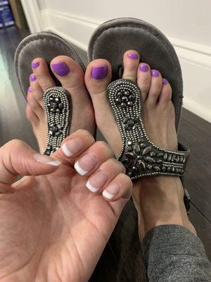 Gel mani/pedi.