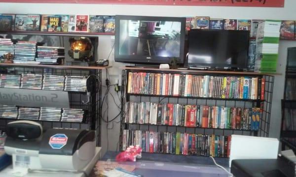 Tv box set bookshelf at The Video Game Post.