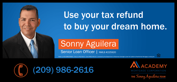 Loan Officer Billboard Ad for Academy Mortgage