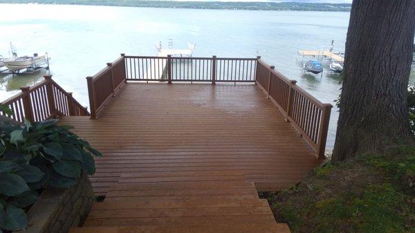 Moisture Shield deck upgrade we did for a customer