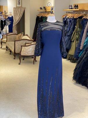 New December 2020 Evening Gown at Andrea's Fashions Now.