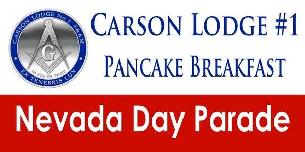 Annual Pancake Breakfast before the Nevada Day Parade!  Please join us!