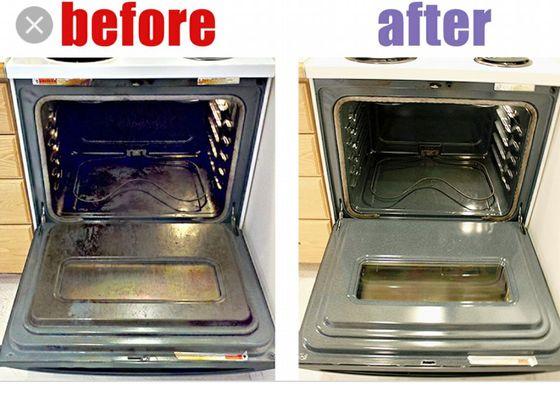 Oven cleaning