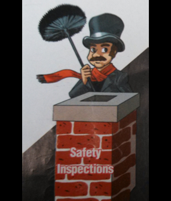 We inspect all chimneys and fireplaces for safety