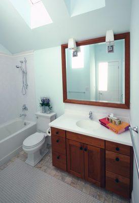 Attic bathroom