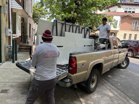 Full backsplash installation