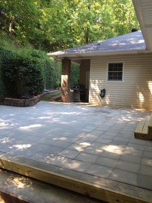 Paver patio